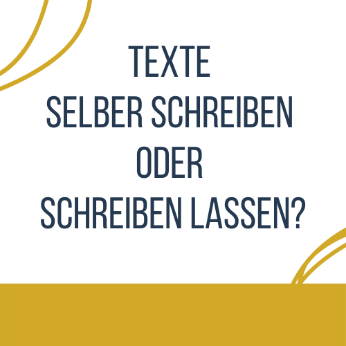 Im Business Texte Selber Schreiben Oder Schreiben Lassen